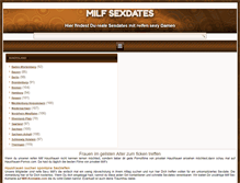 Tablet Screenshot of milf-sexdates.com